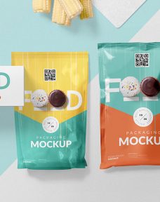 food packaging mockup