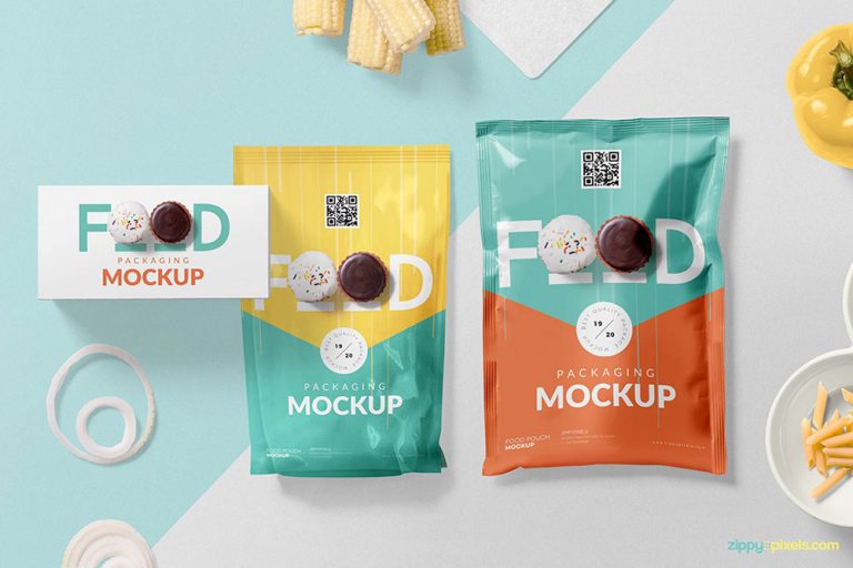 food packaging mockup
